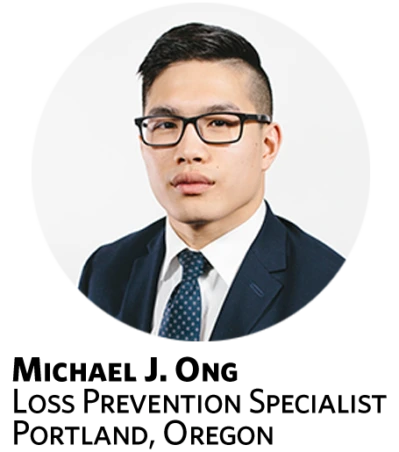 Michael J. Ong, Loss Prevention Specialist
